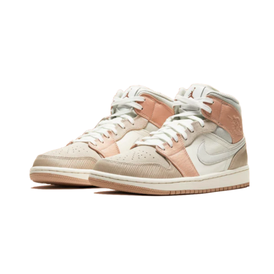 Air Jordan 1 Mid Milan CV3044-100 Sail/Light Bone-String-Shimmer