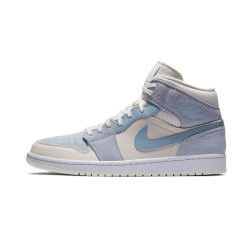 Air Jordan 1 Mid Mixed Textures Modrý DA4666-100 Summitwhite/Celestineblue-Bílý