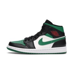 Air Jordan 1 Mid Pine Gree 554725-067 Pinegreen/Bílý-Černá-Universityred