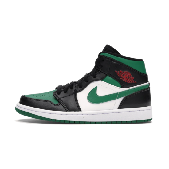 Air Jordan 1 Mid Pine Gree 554725-067 Pinegreen/Bílý-Černá-Universityred