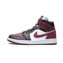 Air Jordan 1 Mid Se Černá Dark Beetroot CZ4385-016 Černá/Bílý Dark Beetroot