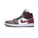 Air Jordan 1 Mid Se Černá Dark Beetroot CZ4385-016 Černá/Bílý Dark Beetroot