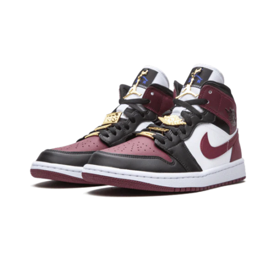 Air Jordan 1 Mid Se Černá Dark Beetroot CZ4385-016 Černá/Bílý Dark Beetroot