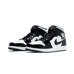 Air Jordan 1 Mid Se Carbon Fiber DD1649-001 Černá/Černá-Bílý