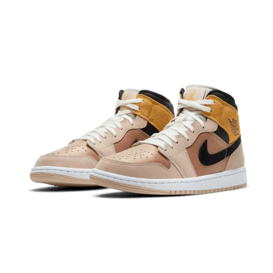 Air Jordan 1 Mid Se Particle Béžový DD2224-200 Particlebeige/Černá-Metallicredbronze