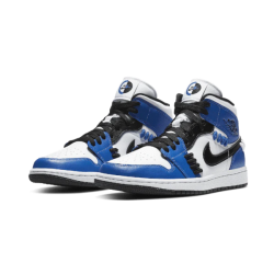 Air Jordan 1 Mid Se Sisterhood CV0152-401 Gameroyal/Černá-Bílý