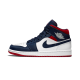 Air Jordan 1 Mid Se Usa 852542-104 Bílý/University Červené