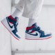 Air Jordan 1 Mid Se Usa 852542-104 Bílý/University Červené