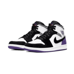 Air Jordan 1 Mid Se Varsity Nachový 852542-105 Varisty Nachový/Bílý/Černá 