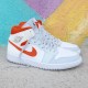 Air Jordan 1 Mid Starfish CW7591-100 Bílý/Starfish-Pureplatinum-Sail