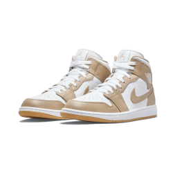 Air Jordan 1 Mid Tan Gum DA8005-100 Sail/Černá-Cider-Chile Červené 