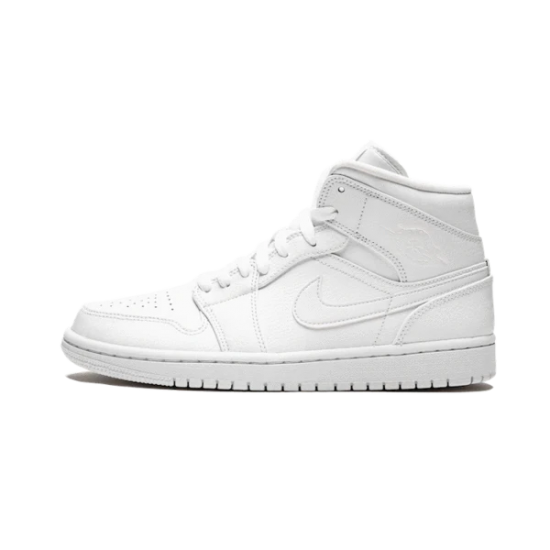 Air Jordan 1 Mid Triple Bílý 554725-130 Bílý/Bílý/Bílý