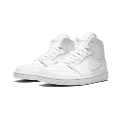 Air Jordan 1 Mid Triple Bílý 554725-130 Bílý/Bílý/Bílý