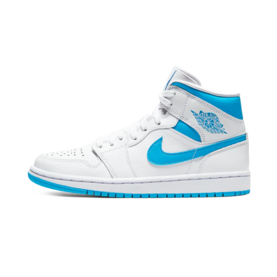 Air Jordan 1 Mid Unc BQ6472-114 Universityblue/Bílý