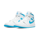 Air Jordan 1 Mid Unc BQ6472-114 Universityblue/Bílý