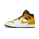 Air Jordan 1 Mid University Zlato 554725-170 Bílý/University Zlato-Černá