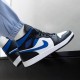 Air Jordan 1 Mid Bílý Černá Royal 554724-140 Bílý/Černá/Racerblue