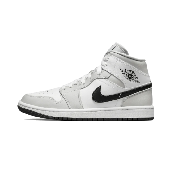 Air Jordan 1 Mid Bílý Light Smoke Šedá BQ6472-015 Bílý/Light Smoke Šedá/Černá