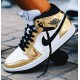 Air Jordan 1 Mid Bílý Metallic Zlato DC1420-700/DC1419-700 Metallic Zlato/Bílý/Černá