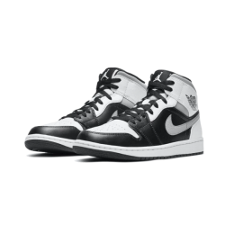 Air Jordan 1 Mid Bílý Shadow 554724-073 Bílý/Šedá/Černá 