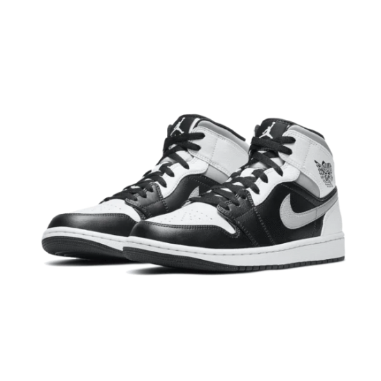 Air Jordan 1 Mid Bílý Shadow 554724-073 Bílý/Šedá/Černá