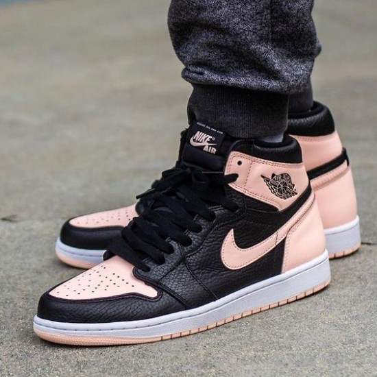 Air Jordan 1 Retro High Černá Crimson Tint 555088-081 Černá/Crimson Tint-Bílý-Hyper Růžový-Mystic Zelená