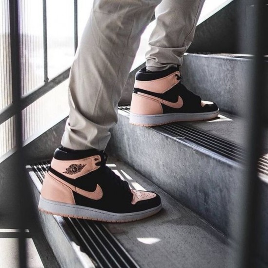 Air Jordan 1 Retro High Černá Crimson Tint 555088-081 Černá/Crimson Tint-Bílý-Hyper Růžový-Mystic Zelená