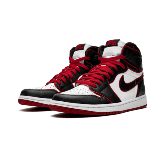 Air Jordan 1 Retro High Bloodline 555088-062 Černá/Gym Červené-Bílý