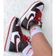 Air Jordan 1 Retro High Bloodline 555088-062 Černá/Gym Červené-Bílý