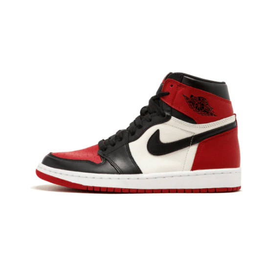 Air Jordan 1 Retro High Bred Toe 555088-610 Gym Červené/Černá-Summit Bílý