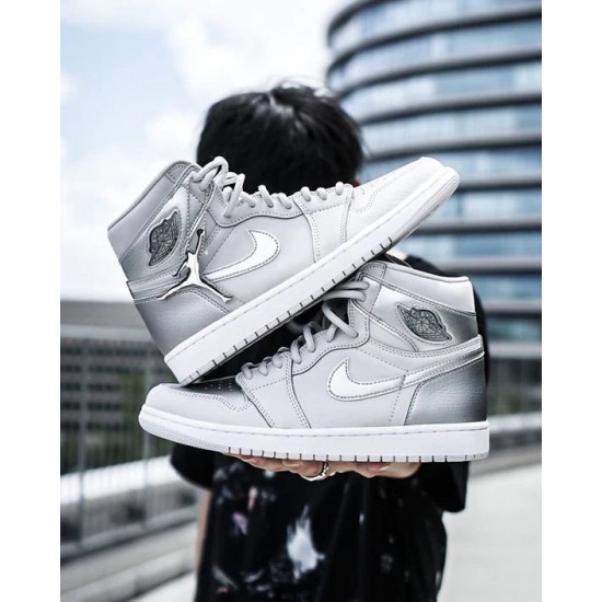 Air Jordan 1 Retro High Co Japan Neutral Šedá (2020) 555088-029 Neutralgray/Whte/Metallicsilver