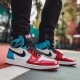 Air Jordan 1 Retro High Fearless Unc Chicago CK5666-100 Bílý/University Modrý-Černá-Varsity Červené