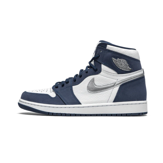 Air Jordan 1 Retro High Midnight Navy (2020) DC1788-100 Bílý/Midnight Navy-Metallic Stříbrný