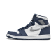 Air Jordan 1 Retro High Midnight Navy (2020) DC1788-100 Bílý/Midnight Navy-Metallic Stříbrný