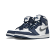 Air Jordan 1 Retro High Midnight Navy (2020) DC1788-100 Bílý/Midnight Navy-Metallic Stříbrný