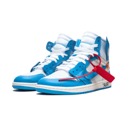 Air Jordan 1 Retro High Off-Bílý University Modrý AQ0818-148 Bílý/Darkpowderblue-Cone