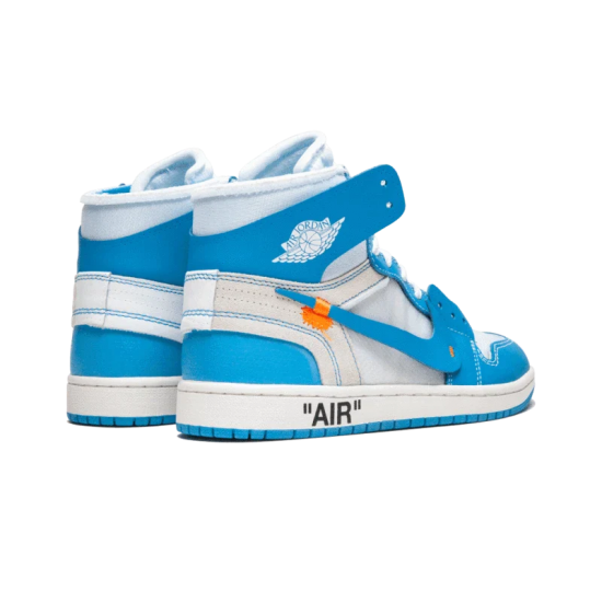 Air Jordan 1 Retro High Off-Bílý University Modrý AQ0818-148 Bílý/Darkpowderblue-Cone