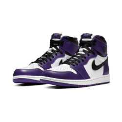 Air Jordan 1 Retro High Og Court Nachový Bílý 555088-500 Courtpurple/Bílý-Černá