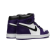 Air Jordan 1 Retro High Og Court Nachový Bílý 555088-500 Courtpurple/Bílý-Černá