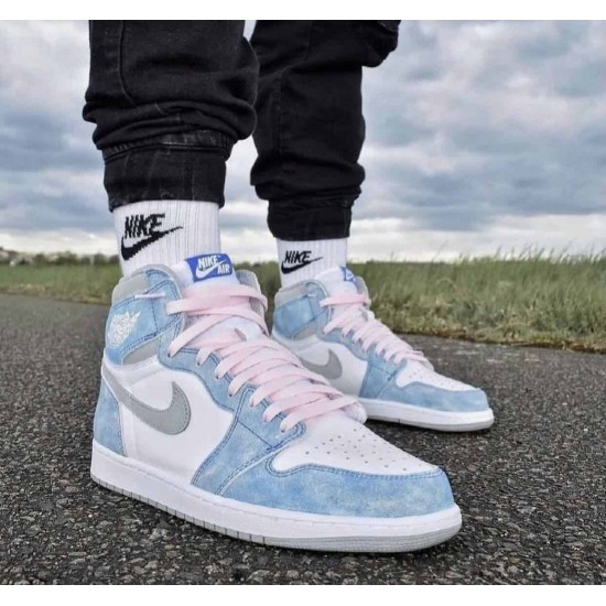 Air Jordan 1 Retro High Og Hyper Royal 555088-402 Hyper Royal/Light Smoke Šedá-Bílý