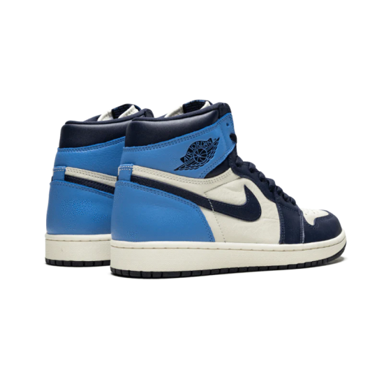 Air Jordan 1 Retro High Og Obsidian Unc 2019 555088-140 Sail/Obsidian-Universityblue