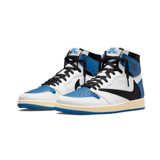 Air Jordan 1 Retro High Og Sp Travis Scott Fragment Military Modrý DH3227-105 Sail/Černá/Militaryblue