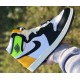 Air Jordan 1 Retro High Og Volt Zlato 555088-118 Bílý/Černá-Volt-University Zlato