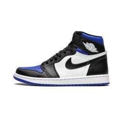 Air Jordan 1 Retro High Royal Toe 555088-041 Černá/Černá-Bílý-Game Royal