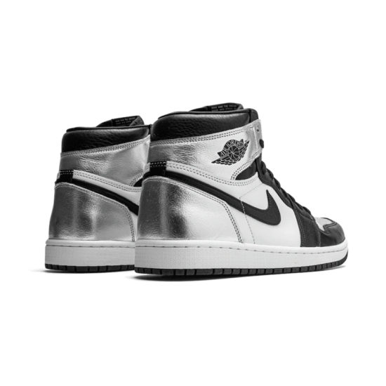 Air Jordan 1 Retro High Stříbrný Toe CD0461-001 Černá/Metallicsilver-Bílý-Černá