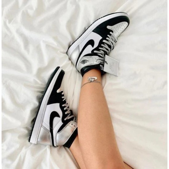 Air Jordan 1 Retro High Stříbrný Toe CD0461-001 Černá/Metallicsilver-Bílý-Černá