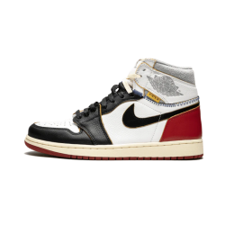 Air Jordan 1 Retro High Union Los Angeles Černá Toe BV1300-106 Bílý/Černá-Varsity Červené-Šedá Wolf