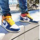 Air Jordan 1 Retro High Union Los Angeles Modrý Toe BV1300-146 Bílý/Stormblue-Varsityred-Černá