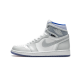 Air Jordan 1 Retro High Zoom Bílý Racer Modrý CK6637-104 Bílý/Racer Modrý-Bílý Release