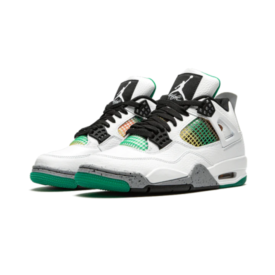 Air Jordan 4 Do The Right Thing AQ9129-100 Bílý/University Červené/Lucid Zelená/Černá